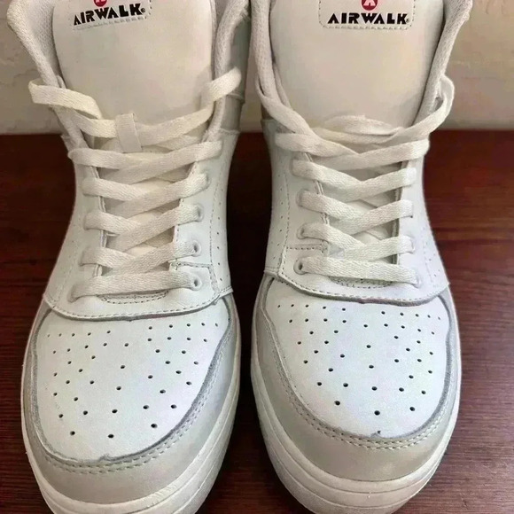 Airwalk Safety Mens Arena Mid Composite Toe Work Shoe White Grey Aw6452 Size 13 - Picture 3 of 11